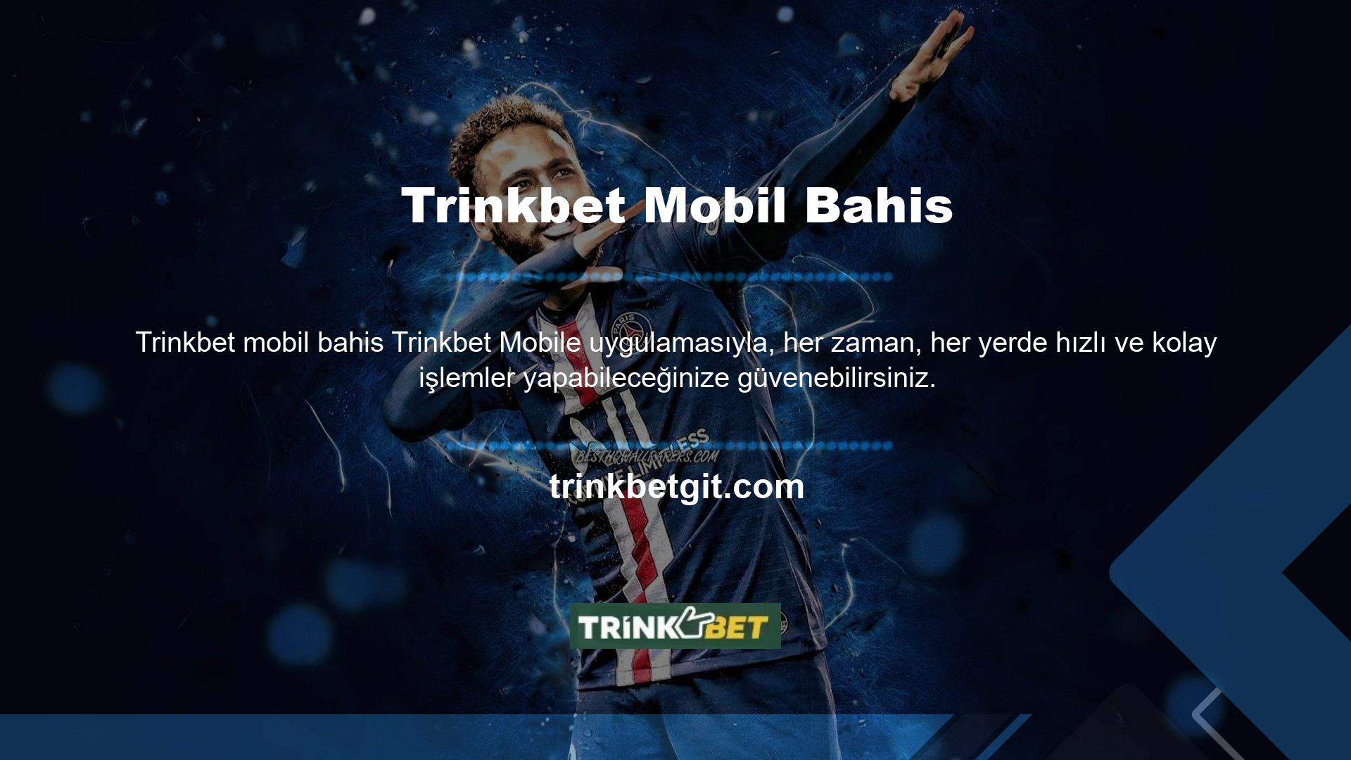 Hey, Trinkbet Mobilapak'ı nasıl indireceğinizi biliyor musunuz? Yardım etmek için buradayız! Trinkbet adlı bir web sitesine giderek, kullandığınız telefon veya tablet tarafından desteklenen işletim sistemi ile uyumlu bir uygulamayı indirebilirsiniz