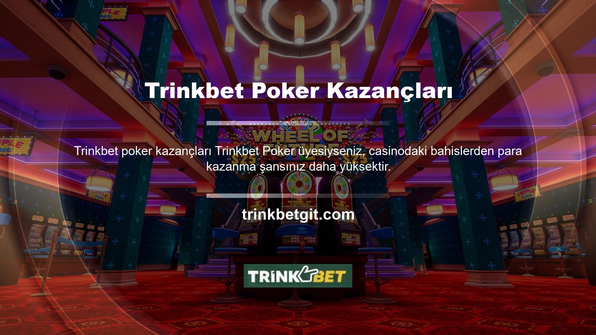Trinkbet üye olduğunuzda, özel fırsatların ve indirimlerin tadını çıkarabilirsiniz
